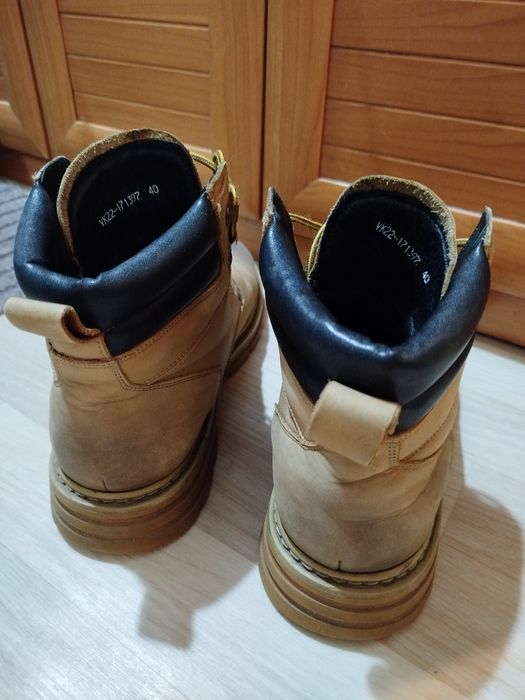 Ботинки зимние, нубук, р 41-42