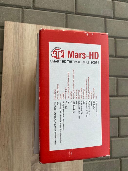 Camera TERMOVIZIUNE ATN MARS-HD lunetă  vânătoare