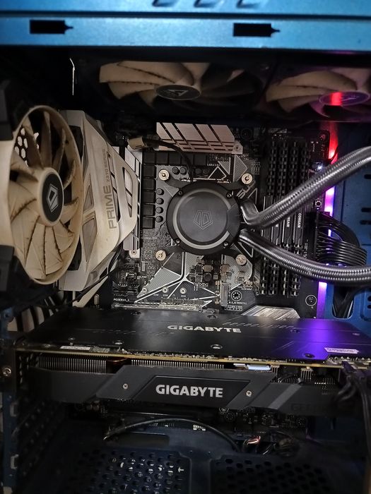 Kit i7 9700k +asus z370 prime A +48gb ram+ cooler frostflow240