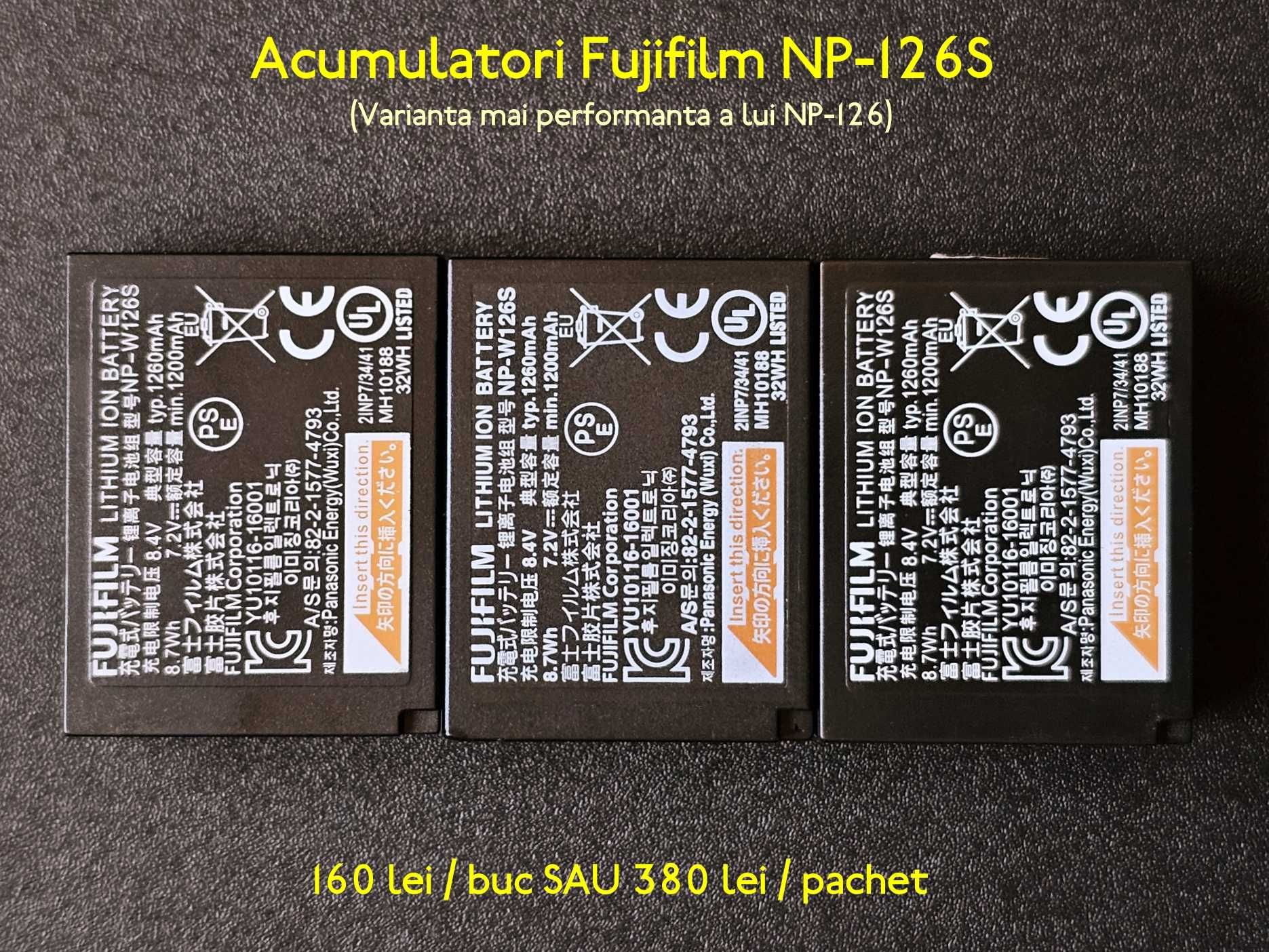 Acumulatori Fujifilm NP-W126S