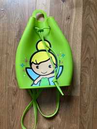 Детска зелена силиконова раничка с принцеса