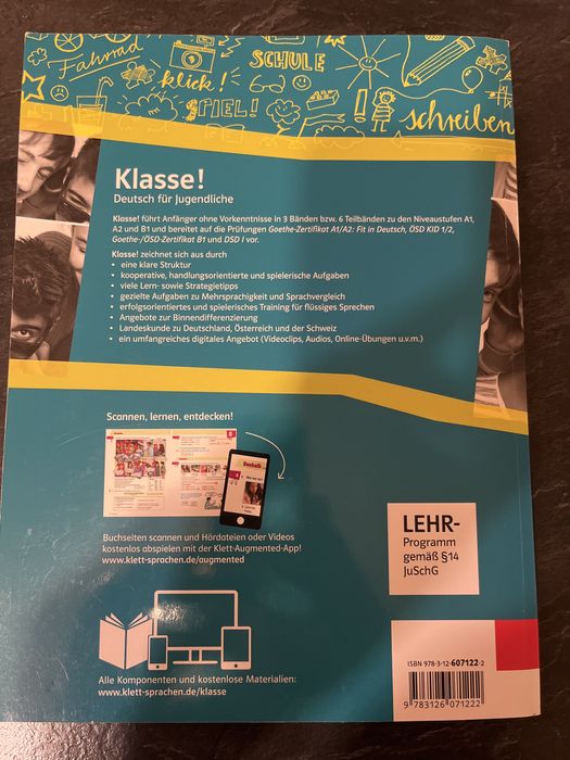 Klasse a1.2  немски език за Гьоте институт