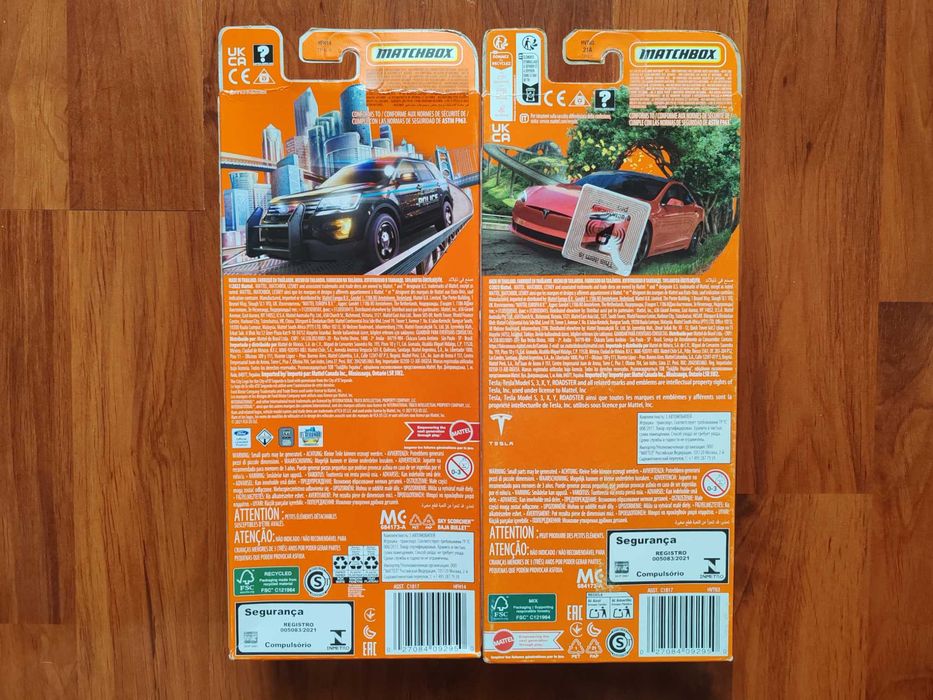 vand set masinute MATCHBOX MBX service 2022, TESLA 20 Anniversary 2023