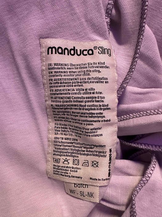 Wrap elastic Manduca Lavender