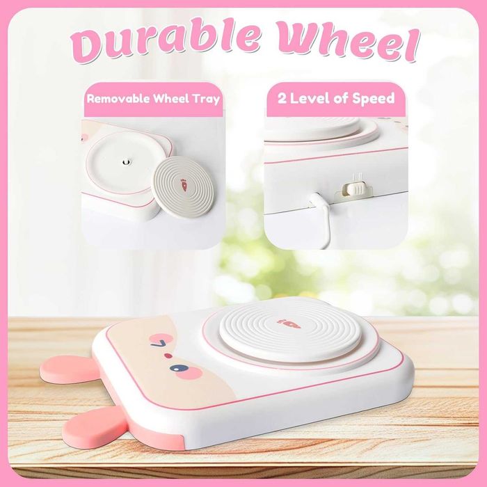 Пълен комплект за грънчарство за начинаещи, Мини грънчарско колело