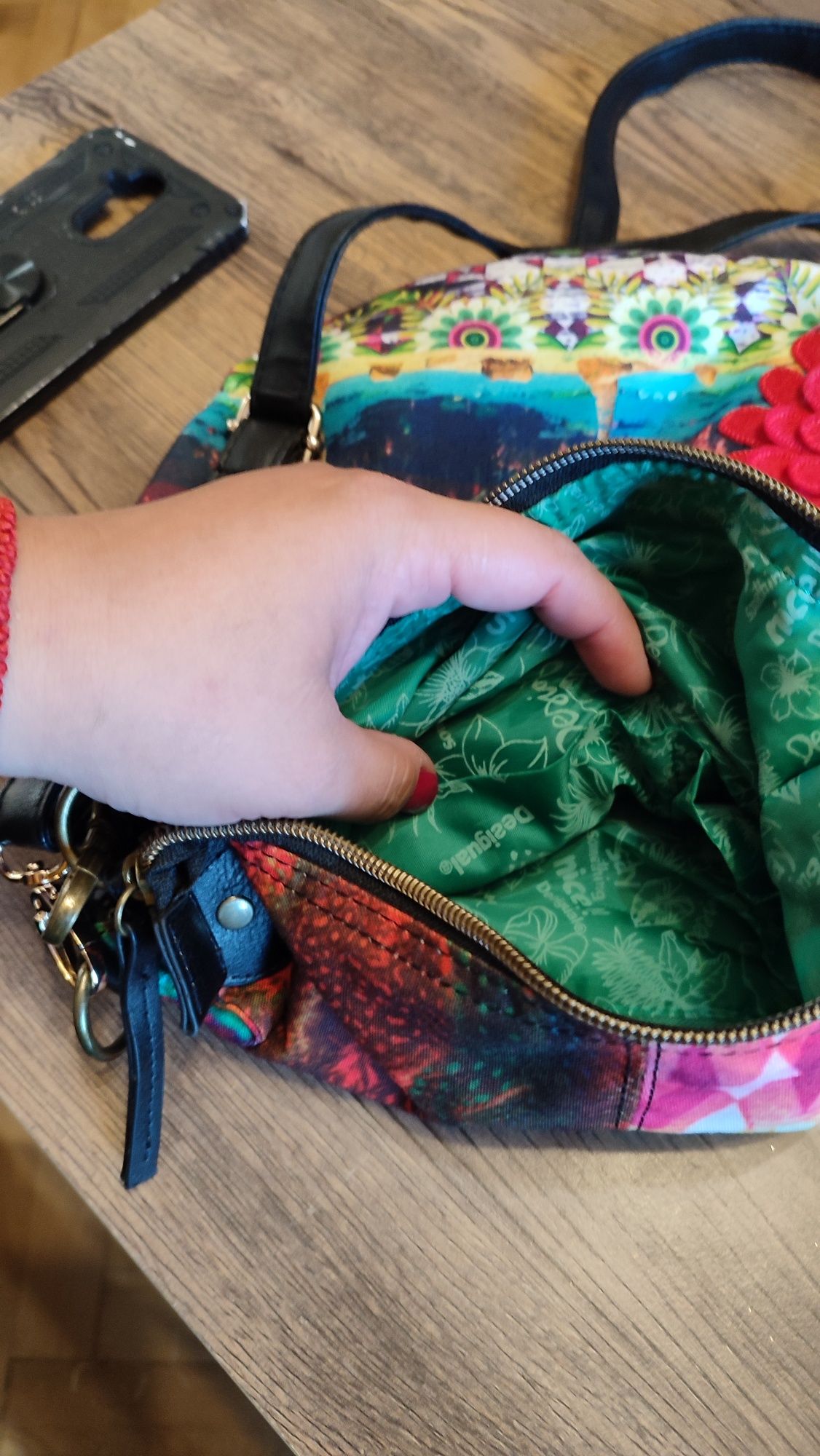 Чанта Desigual от плат