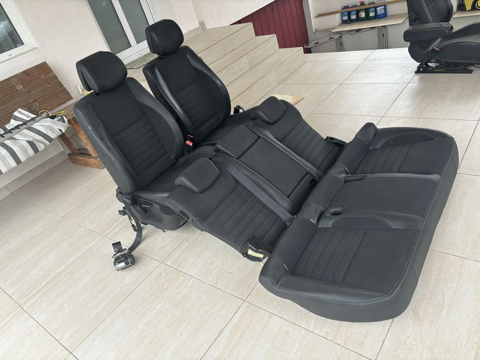 Interior semipiele +textil renault  laguna 3 cu centuri siguranta