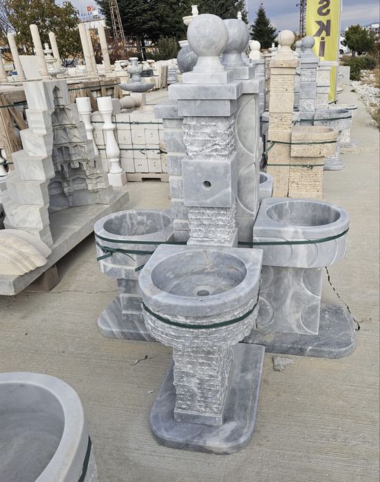 Cişmele Marmură Naturală – Sculptate Manual