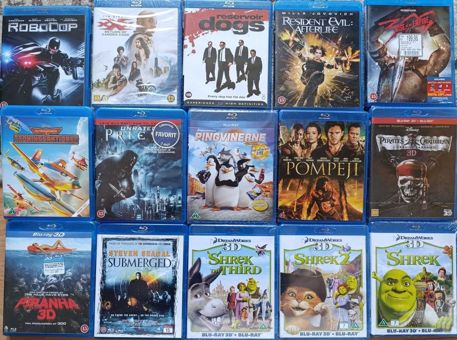 Filme noi originale Blu-ray noi,titluri fara romana