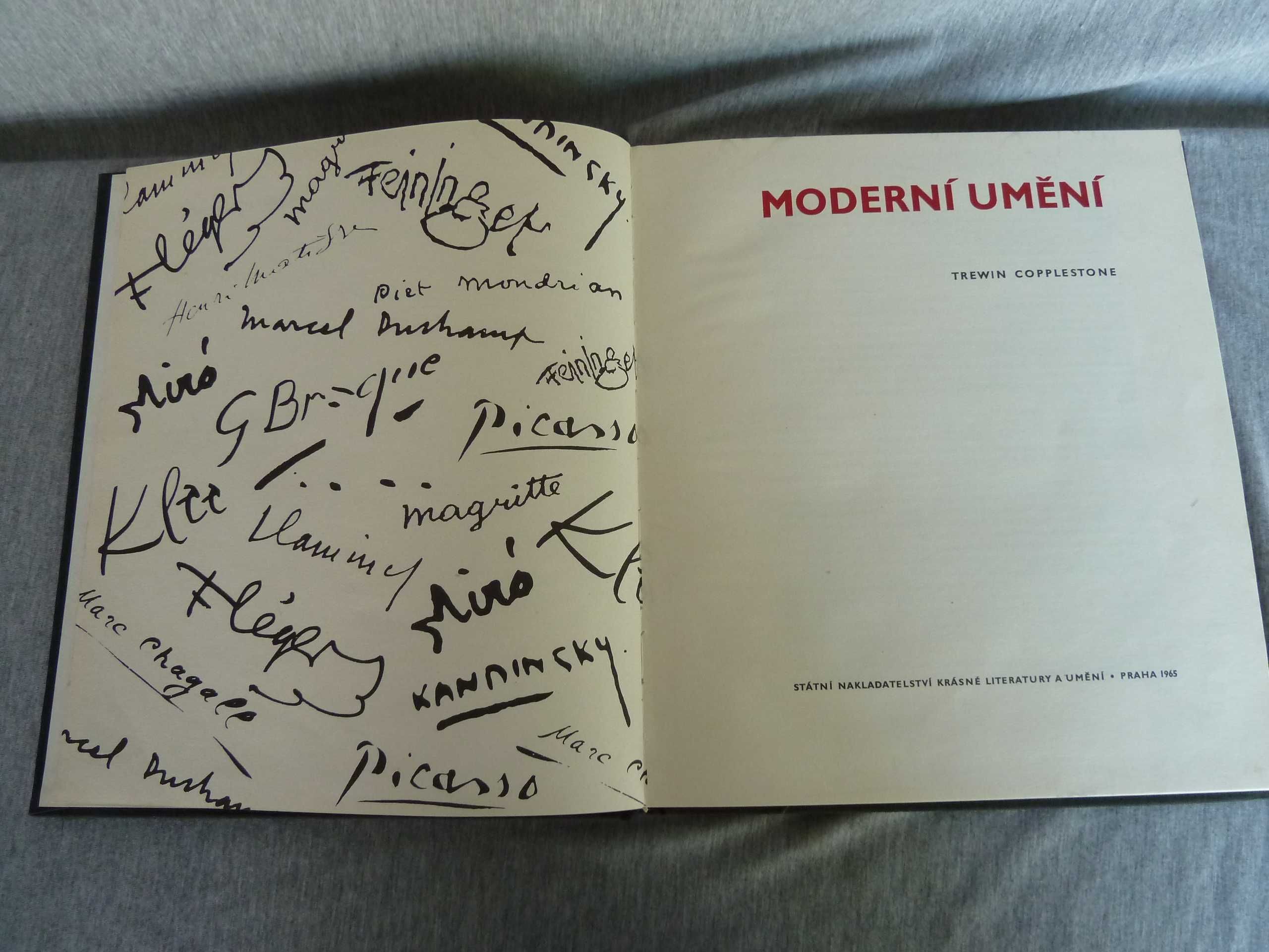 книга Moderní umění