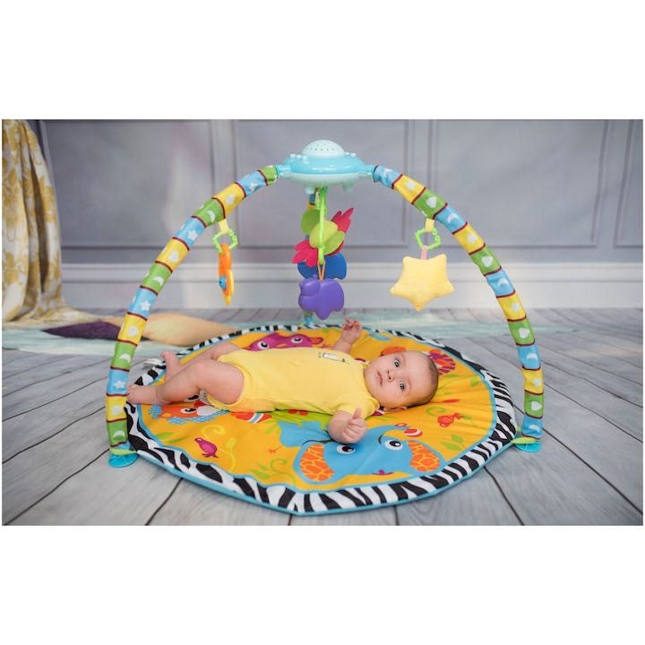 Кът за игра Lorelli - Проектор Play Gym, 83 x 83 см Активна Гимнастика