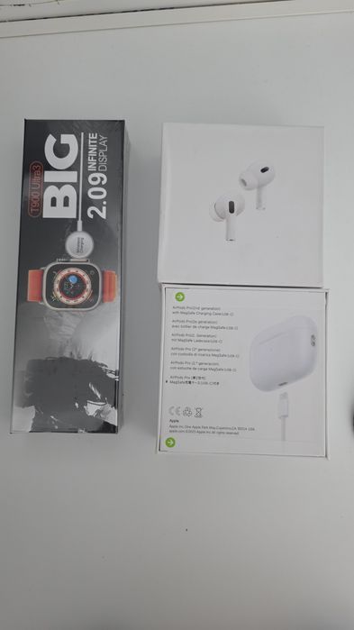 Продам AirPods Pro (2nd generation) и Смарт часы Т900 Ultra3