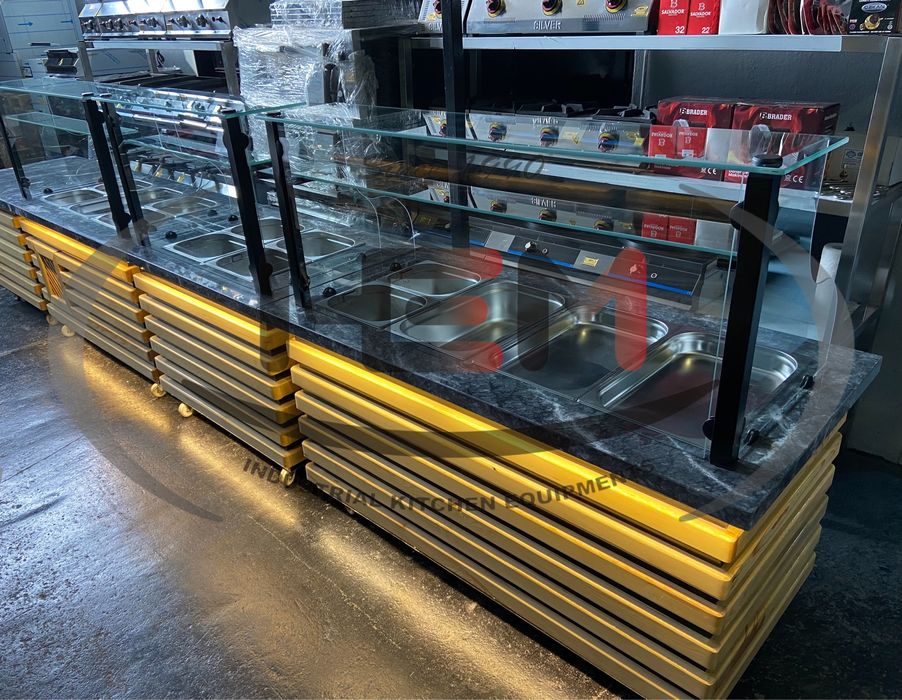 Linie Autoservire (Vitrina Calda-Vitrina Rece-Casier) ÎN STOC