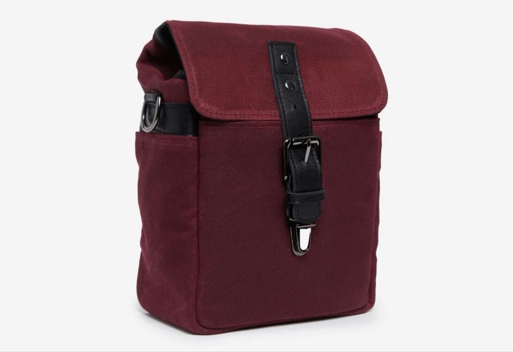 Geanta foto ONA Bond Street Canvas  (Burgundy) ideala Leica