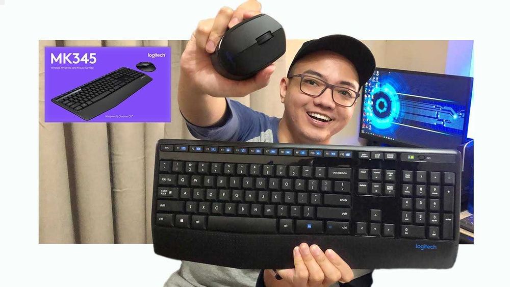 Logitech MK345 Comfort — комплект клавиатура и мышь. Есть доставка