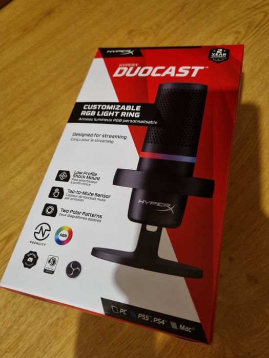 HyperX DuoCast микрофон