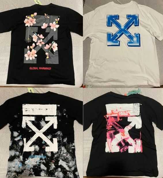 Tricouri Off White, marimi M-L-XL, noi cu etichete, diferite modele