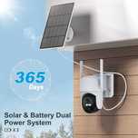 Cameră supraveghere Ankway 2K cu SIM, panou solar, audio 2 cai, IP66