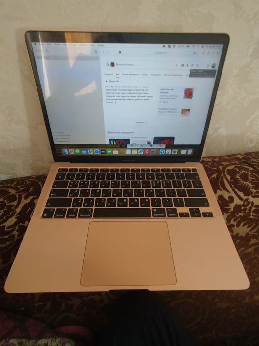 Macbook air M1 GOLD 93 % sotiladi