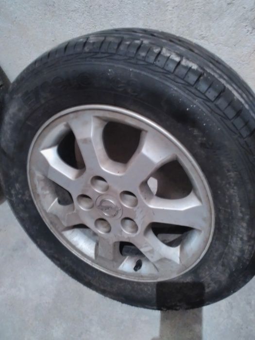 Джанти за Опел Зафира 15" и летни гуми Goodyear 195 / 65 R15