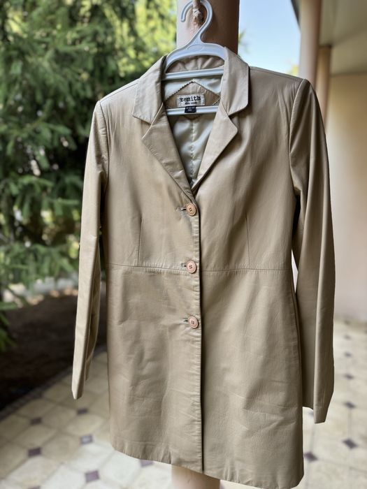 Пиджак натуральная кожа