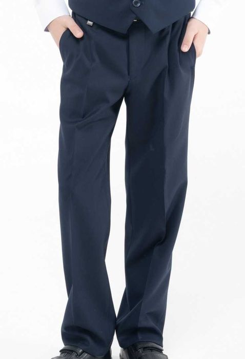 Брюки темно-синие школьные на мальчика