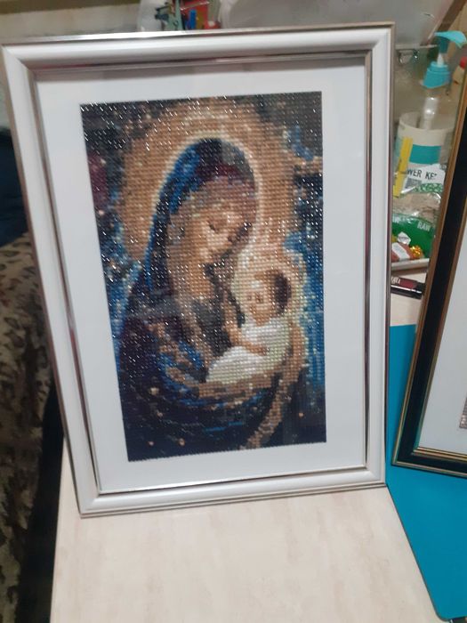 Pictura cu diamante lucrata manual 2 pe 30