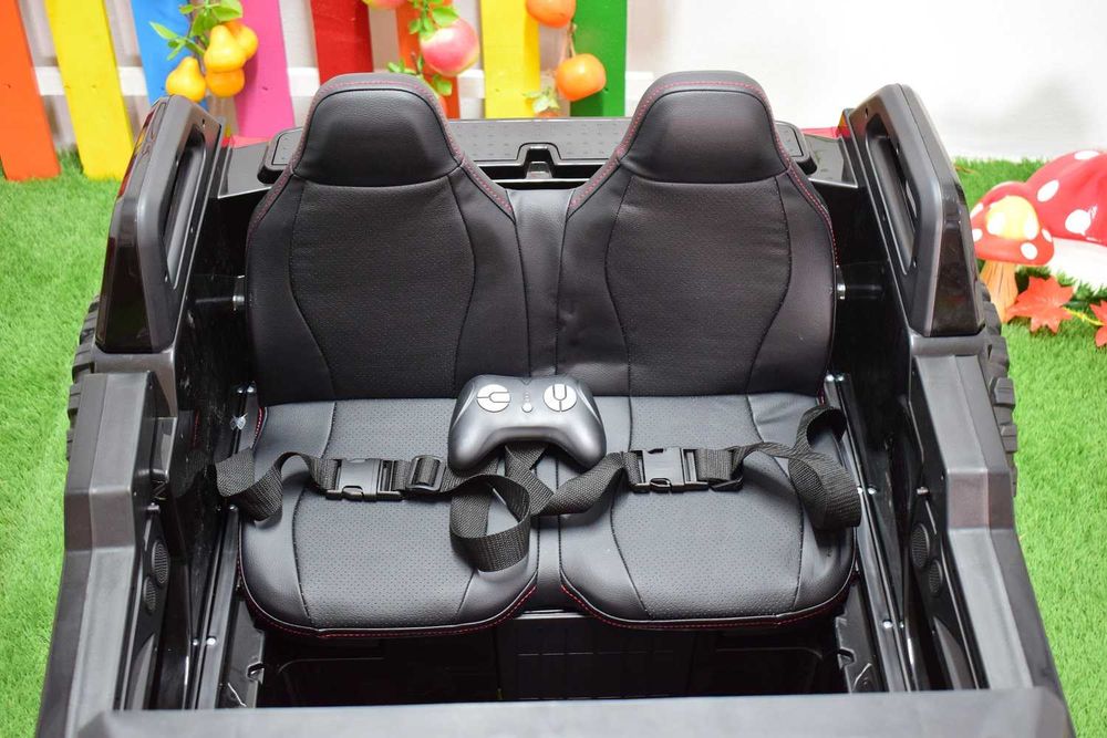 UTV electric pentru 4 copii Kinderauto SX1929 24V 4x75W #Black