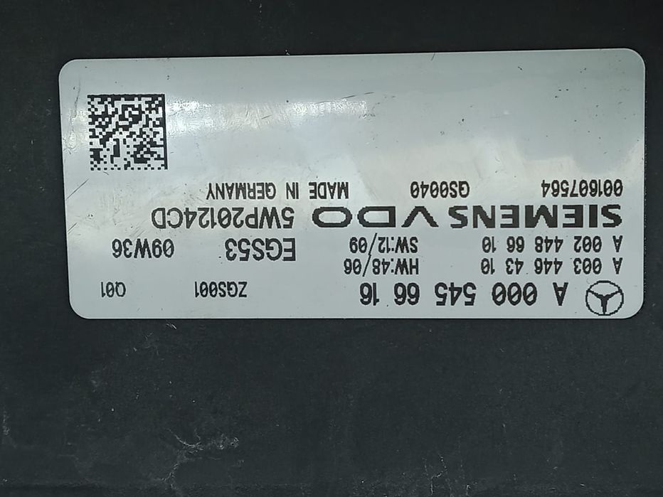 Calculator cutie de viteze A0005456616 Mercedes-Benz E-Class W212  [d