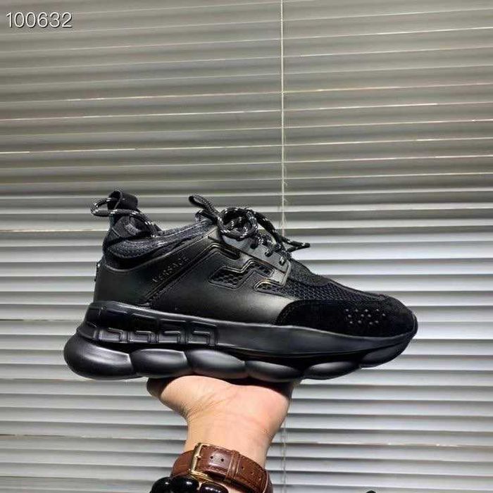 Adidasi Versace Chain Reaction Tripple Black Unisex