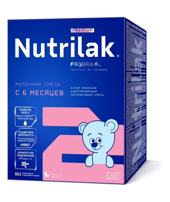 Молочная смесь Nutrilak c 6 месяцев