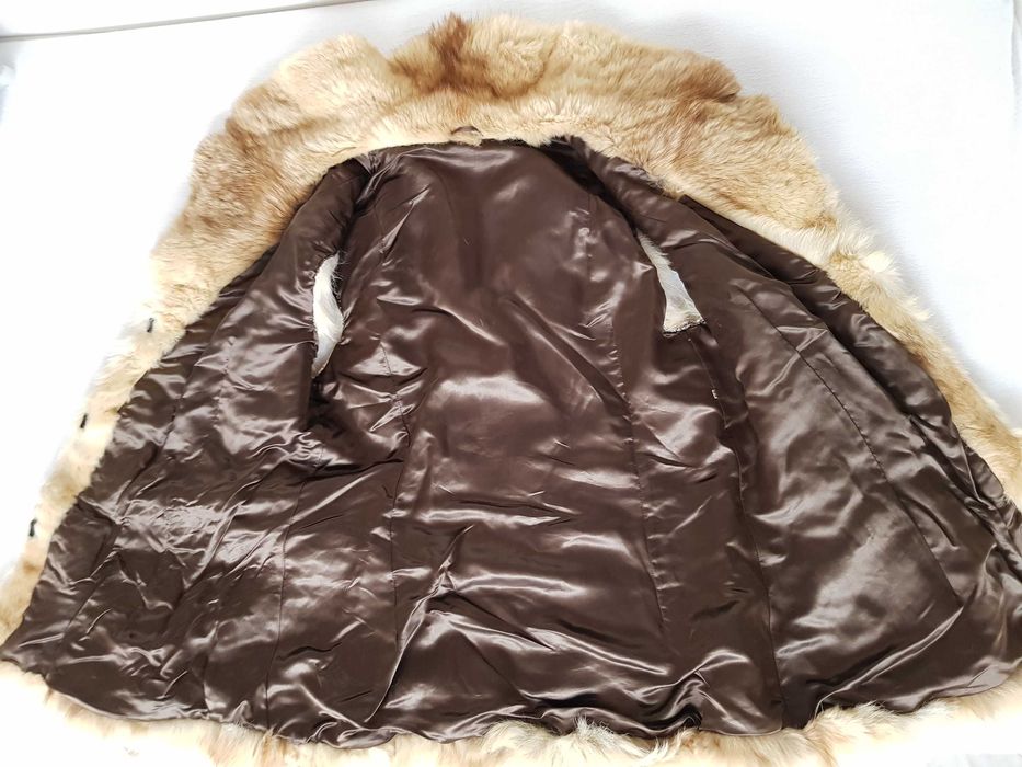 Дамски елек естествен косъм - размер М-Л