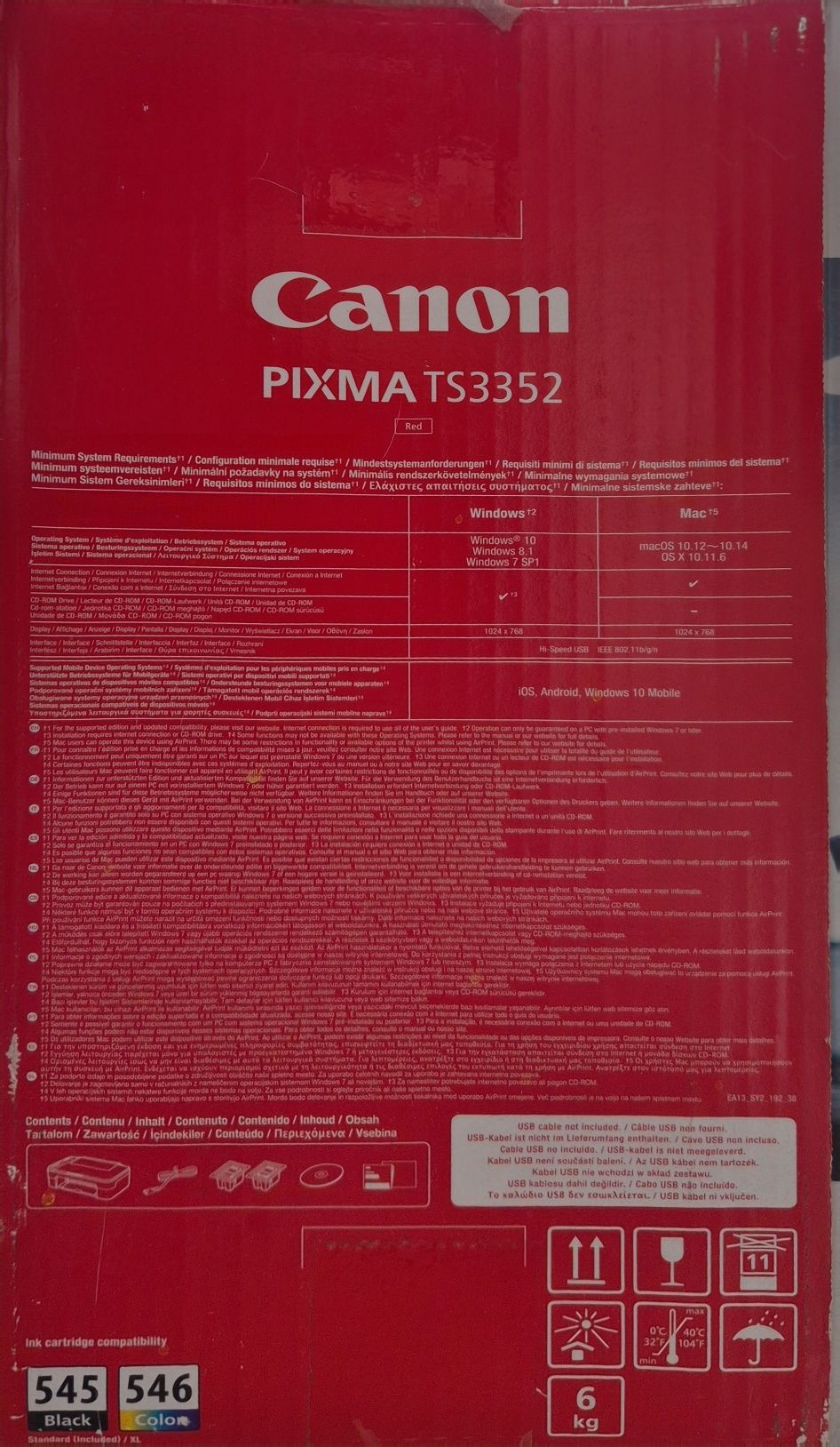 Vand Canon Pixma TS3352