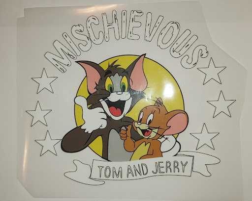 Aplicatie termoadeziva pt textile_TOM si JERRY