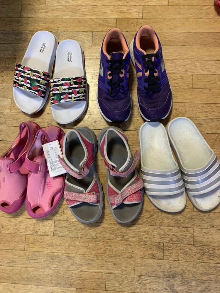 Сандали и маратонки 35 и 36 номер nike zara timberland skechers