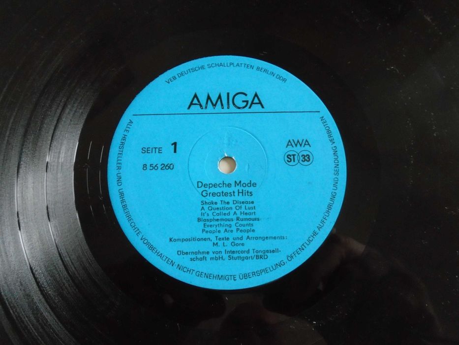 плочи Depeche mode и Eurythmics