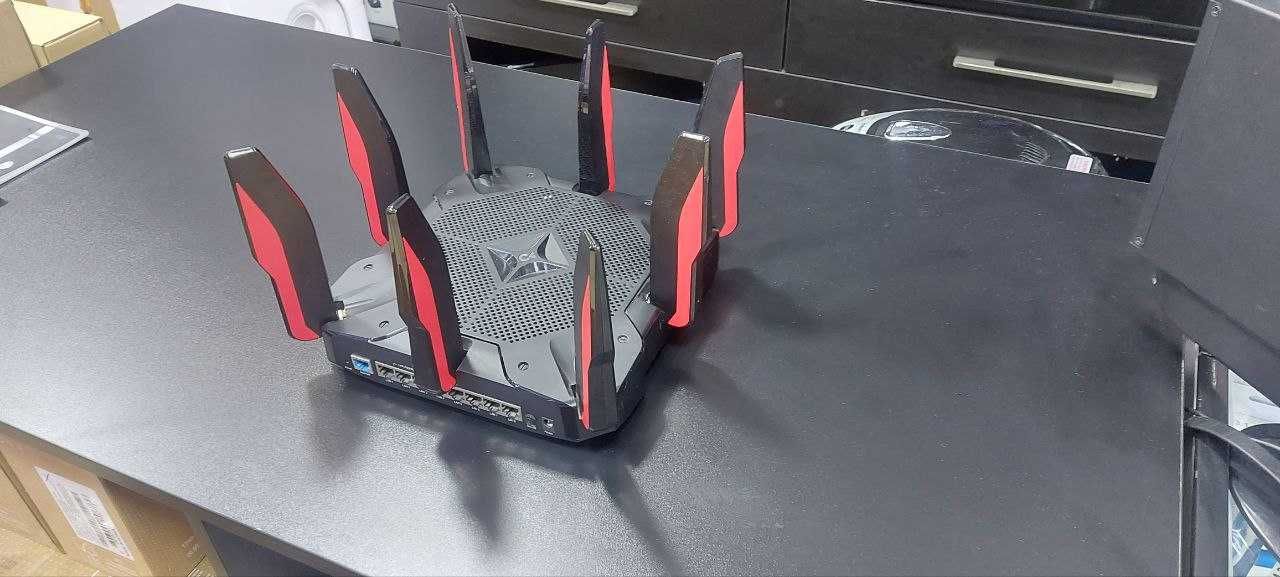 Геймерский трёх диапазонный Wi-Fi роутер Tp-Link Archer AC5400