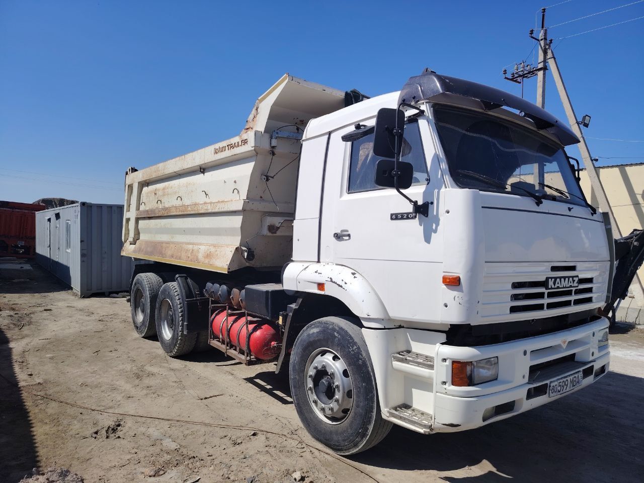 Kamaz 2019-yil zavod gaz vichay motor qoʻyilgan