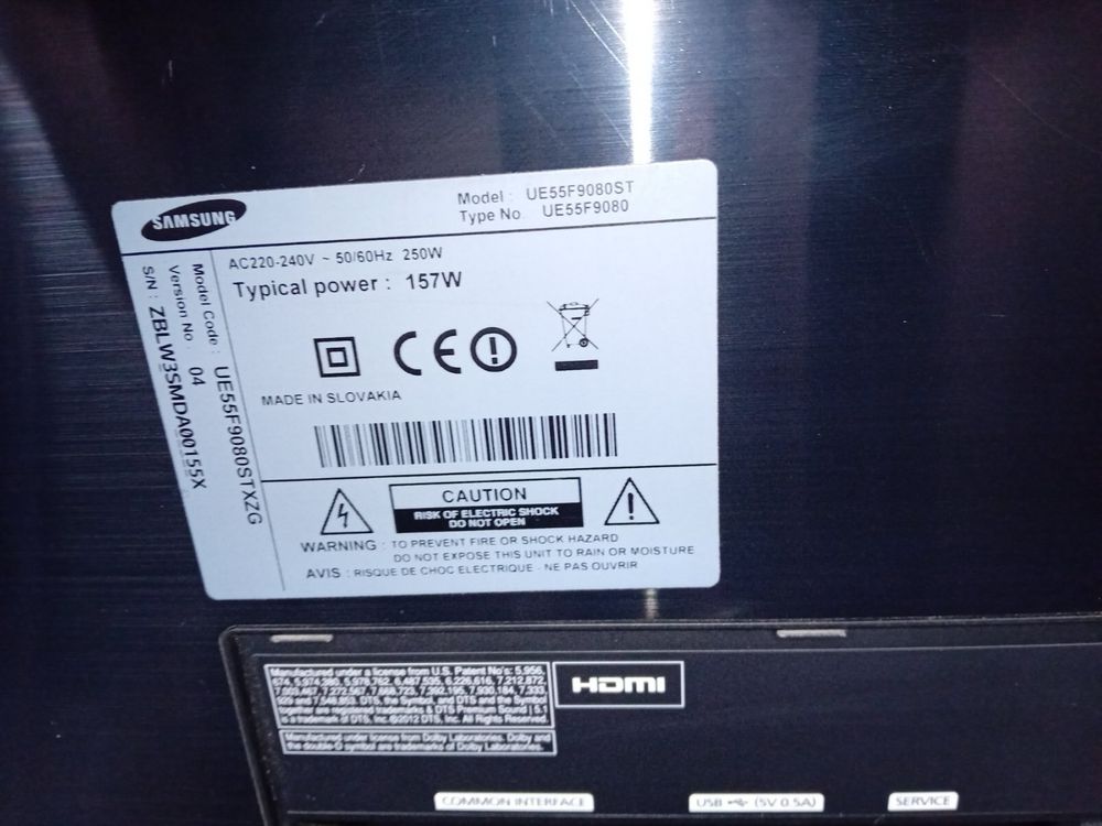 Телевизор Samsung Smart 4K 55 инча без стоика
