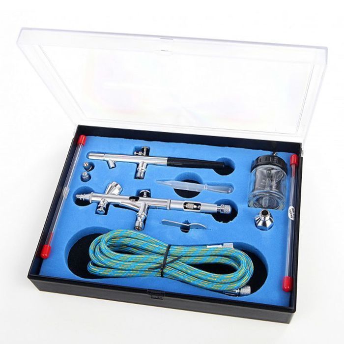 Pistol aerograf de vopsit cu pulverizare airbrush hbm bd 280 k