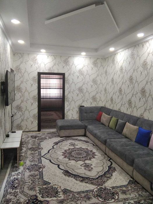 ~Чиланзар-7, 2/1/4, с ремонтом, мебелью и техникой~