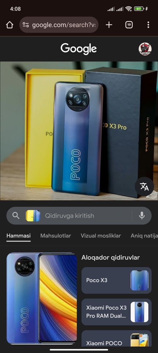 Poco x3 pro   8/256
