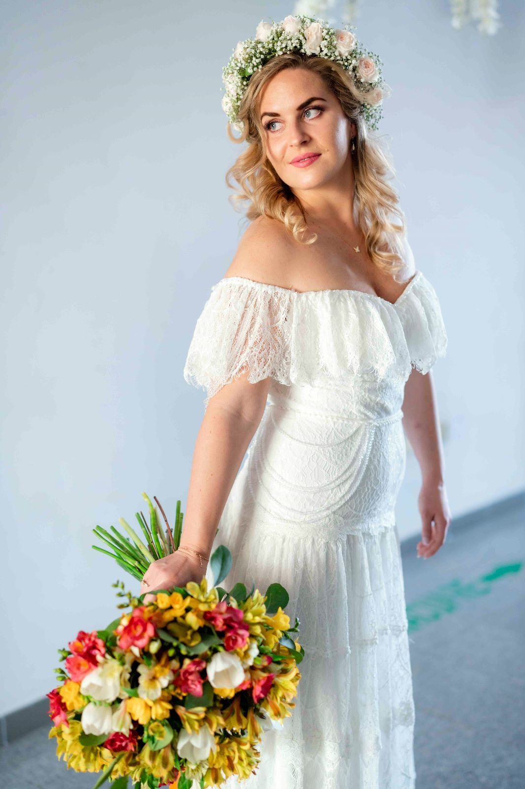 Rochie de mireasa din dantela