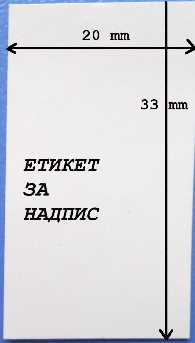 Ключодържатели с възможност за поставяне на етикет с надпис