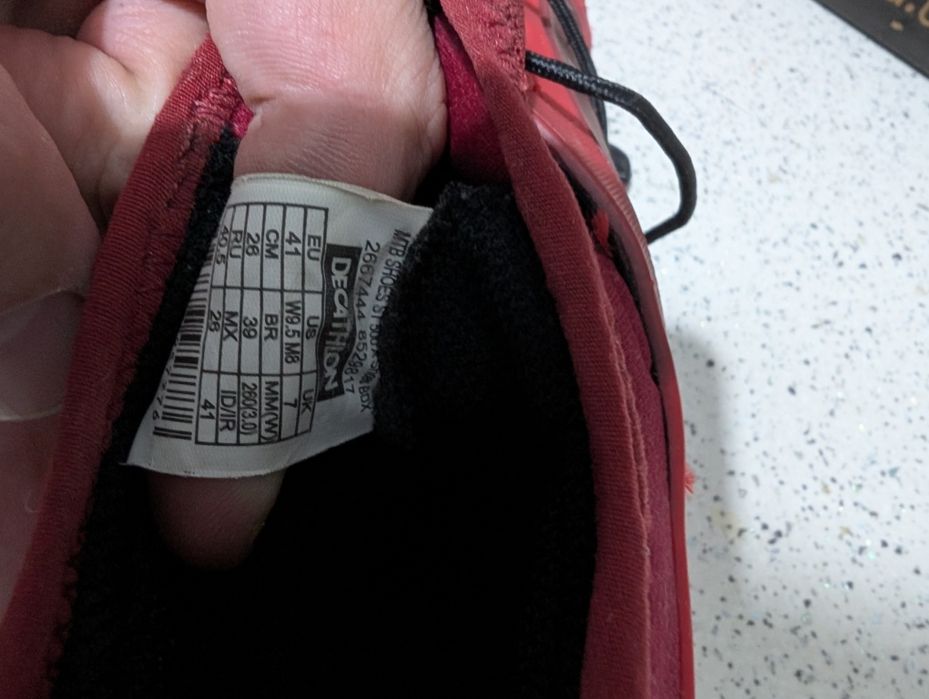 Încălțăminte Rockrider roșu 41