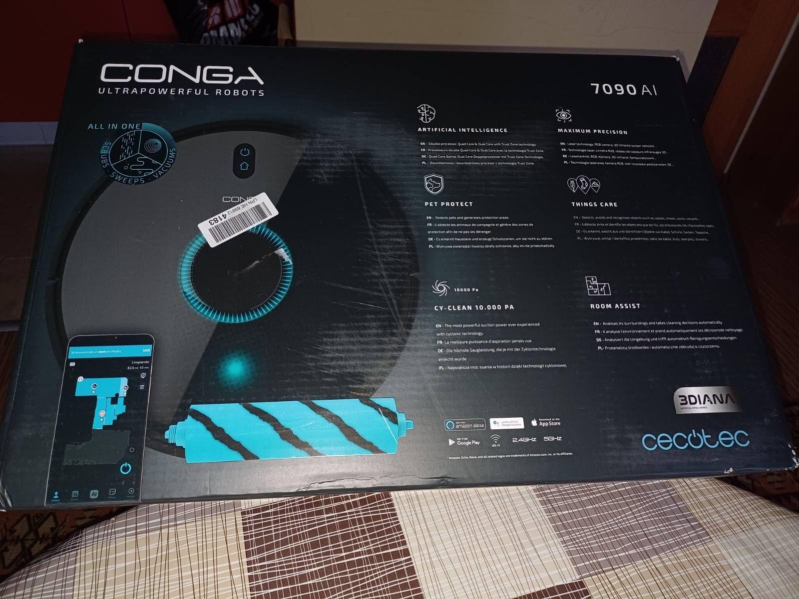 Прахосмукачка робот Conga 7090AI