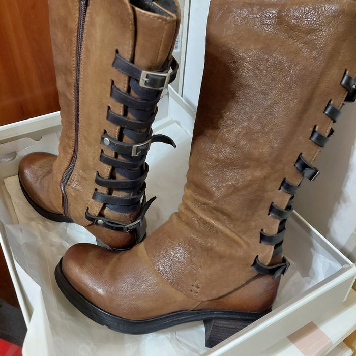 Ботуши естествена кожа