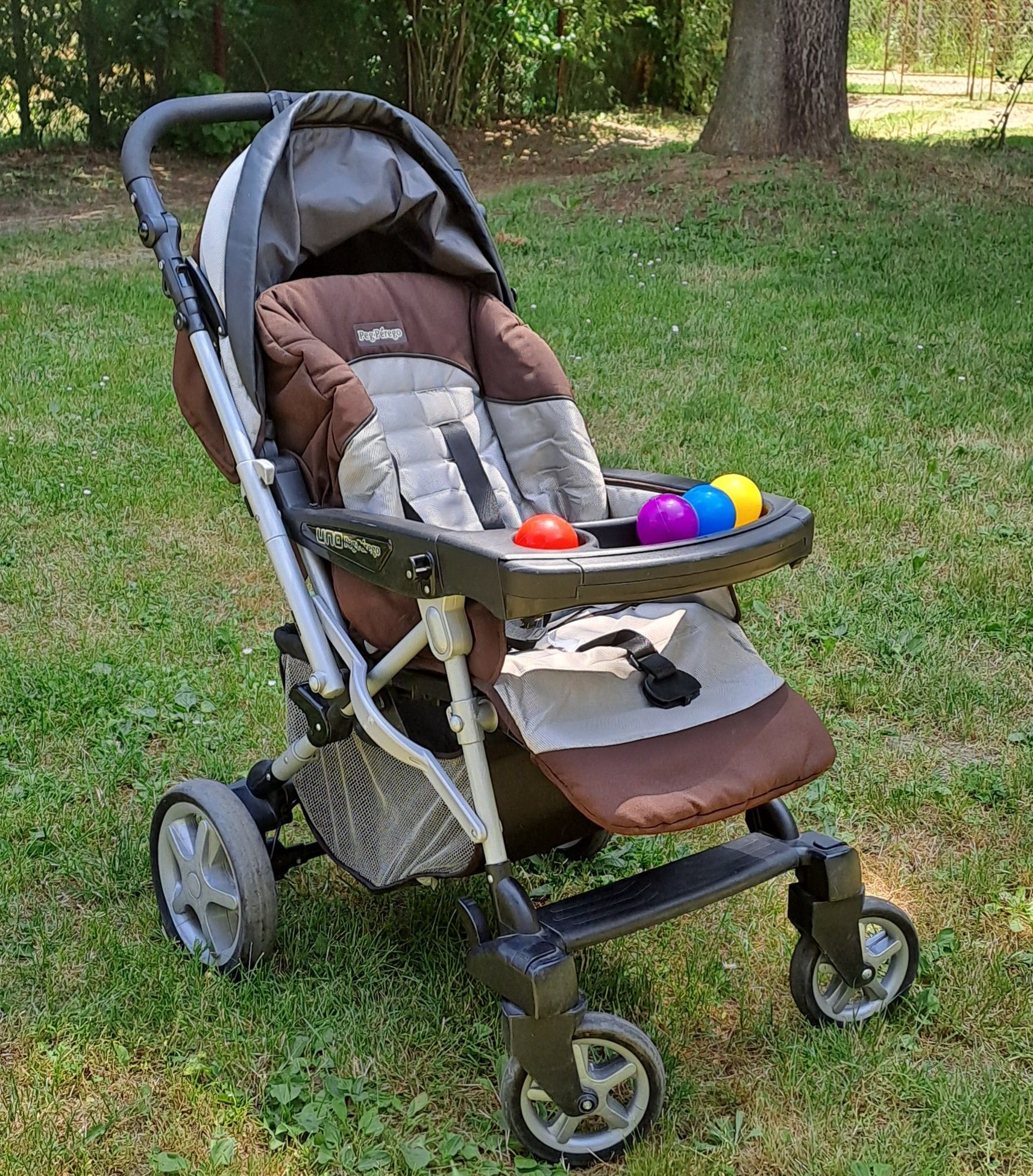 Peg Perego Uno всесезонна бебешка количка, столче за кола Maxi Cosi +