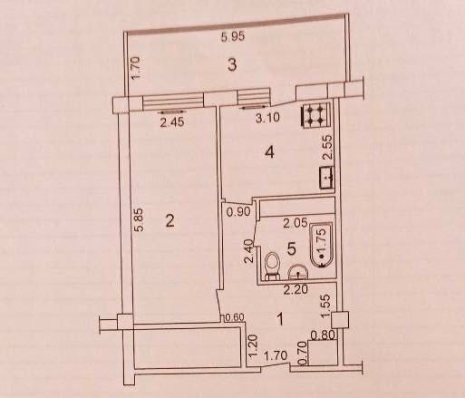 2-х комнатная квартира на паркентском! Снижение цены