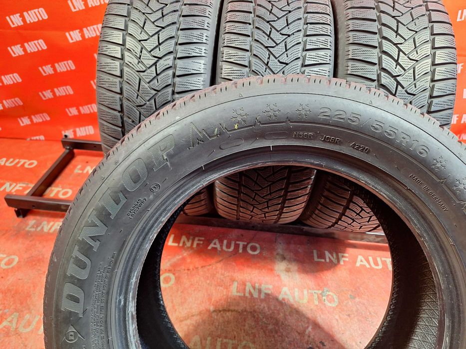 Anvelope de IARNA - 225/55/16 - DUNLOP 5 - 7 MM - DOT 2020 !
